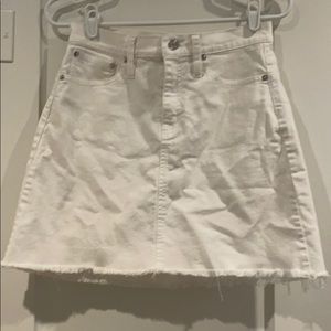 J. Crew White Denim Skirt - Size 26